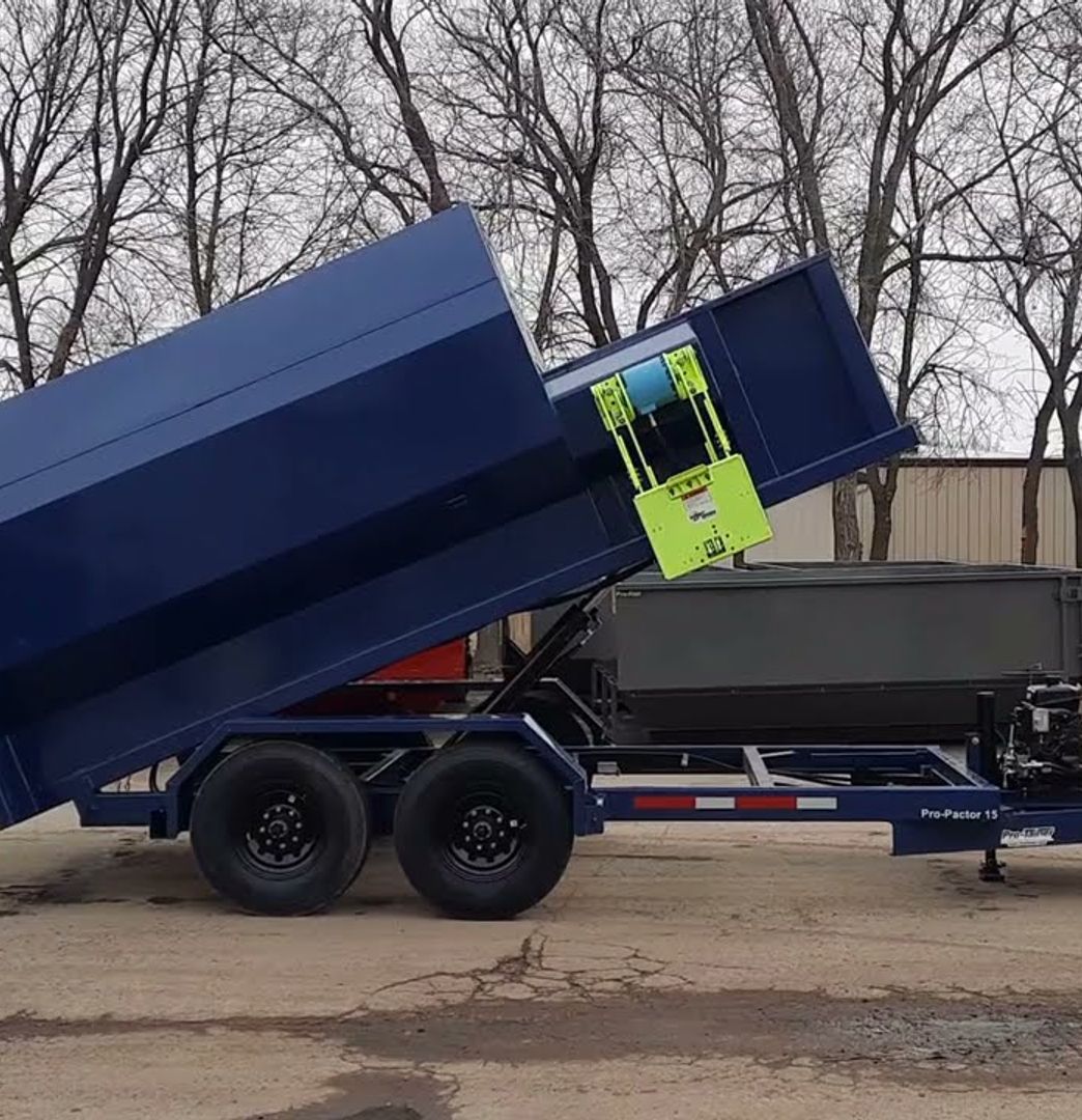 propactor trash collection trailer
